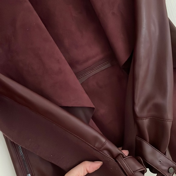 🖤 Forever New waterfall suede leather jacket - Picture 4 of 6